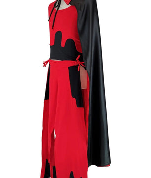 Noleggio costume uomo da diavolo o vampiro - carnevale
