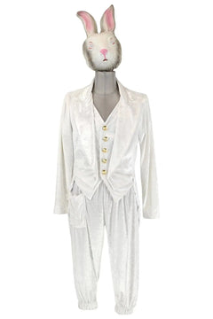 Noleggio Costume Danza Carnevale unisex Bianconiglio in Alice - Fantasia e Divertimento