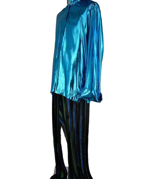 Noleggio Costume uomo Stile Indiano-Arabeggiante Blu Elegante - carnevale