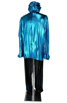 Noleggio Costume uomo Stile Indiano-Arabeggiante Blu Elegante - carnevale