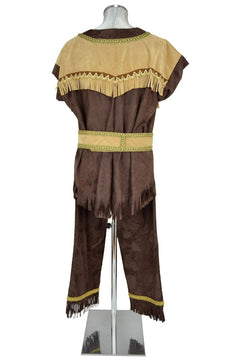 Noleggio costume uomo stile nativo americano con frange - Carnevale