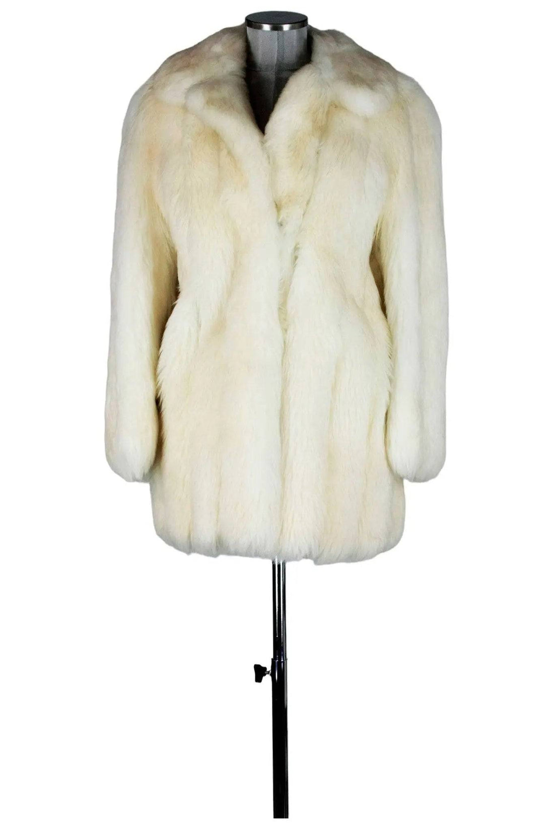 Noleggio giacca donna in pelliccia bianca