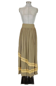 Noleggio gonna donna popolana con frange dal '600 al '900 - storico