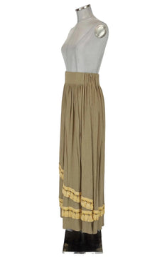 Noleggio gonna donna popolana con frange dal '600 al '900 - storico