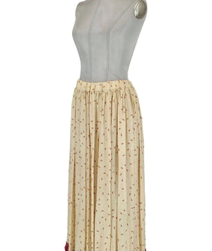 Noleggio gonna lunga donna con frangia vintage