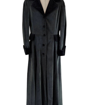 Noleggio lungo cappotto donna in velluto di fine '800 - vintage