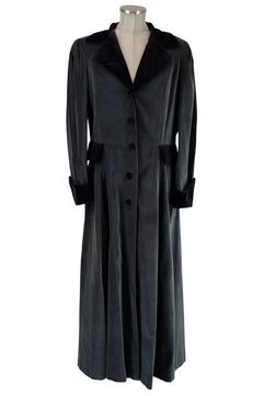 Noleggio lungo cappotto donna in velluto di fine '800 - vintage