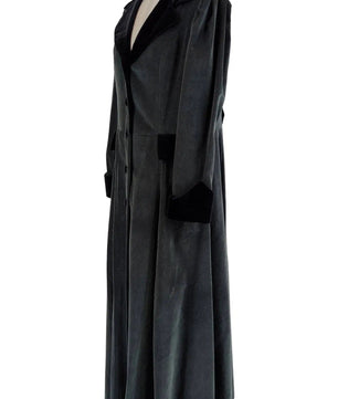 Noleggio lungo cappotto donna in velluto di fine '800 - vintage