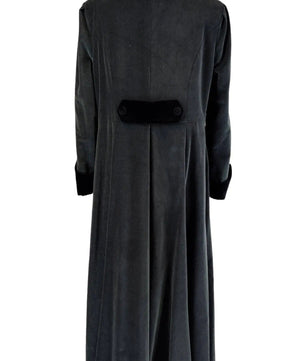 Noleggio lungo cappotto donna in velluto di fine '800 - vintage