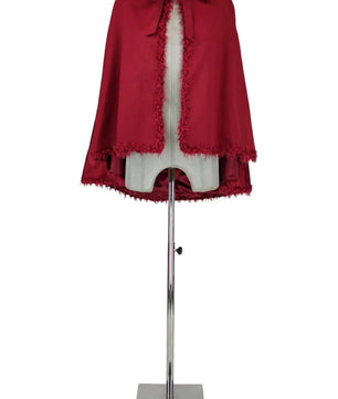 Noleggio mantella rossa unisex a mozzetta - vintage - carnevale