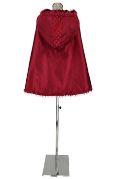 Noleggio mantella rossa unisex a mozzetta - vintage - carnevale