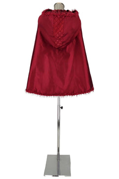 Noleggio mantella rossa unisex a mozzetta - vintage - carnevale