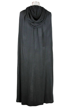 Noleggio mantello lungo uomo con cappuccio a coste - rievocazioni ###