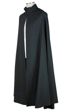 Noleggio mantello nero lungo da uomo ecclesiastico - rievocazioni ###