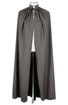 Noleggio mantello unisex grigio tortora - rievocazioni ###