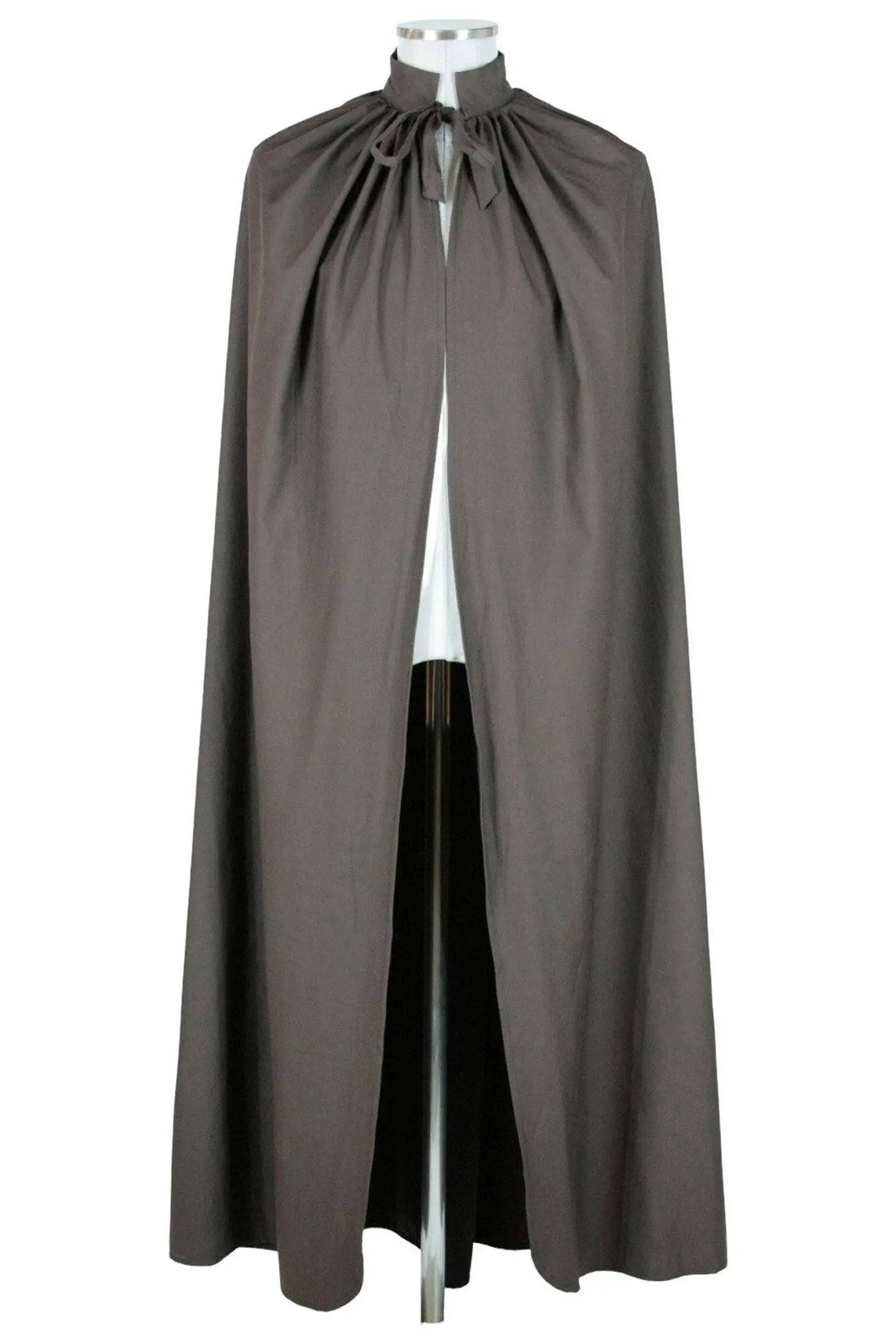 Noleggio mantello unisex grigio tortora - rievocazioni 
