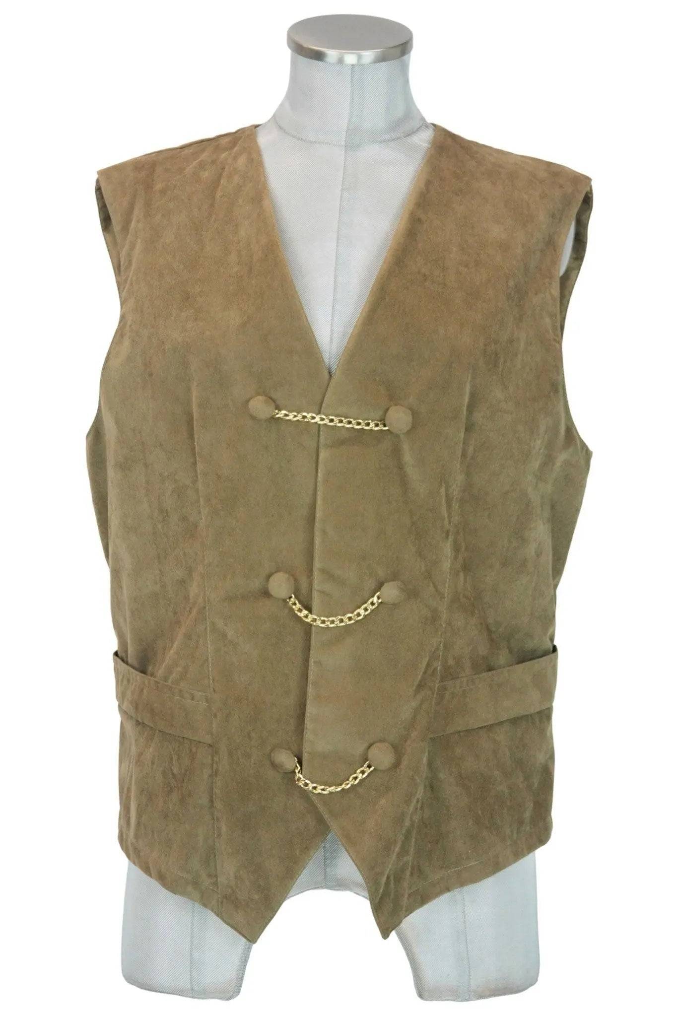 Noleggio panciotto uomo scamosciato stile 800-900