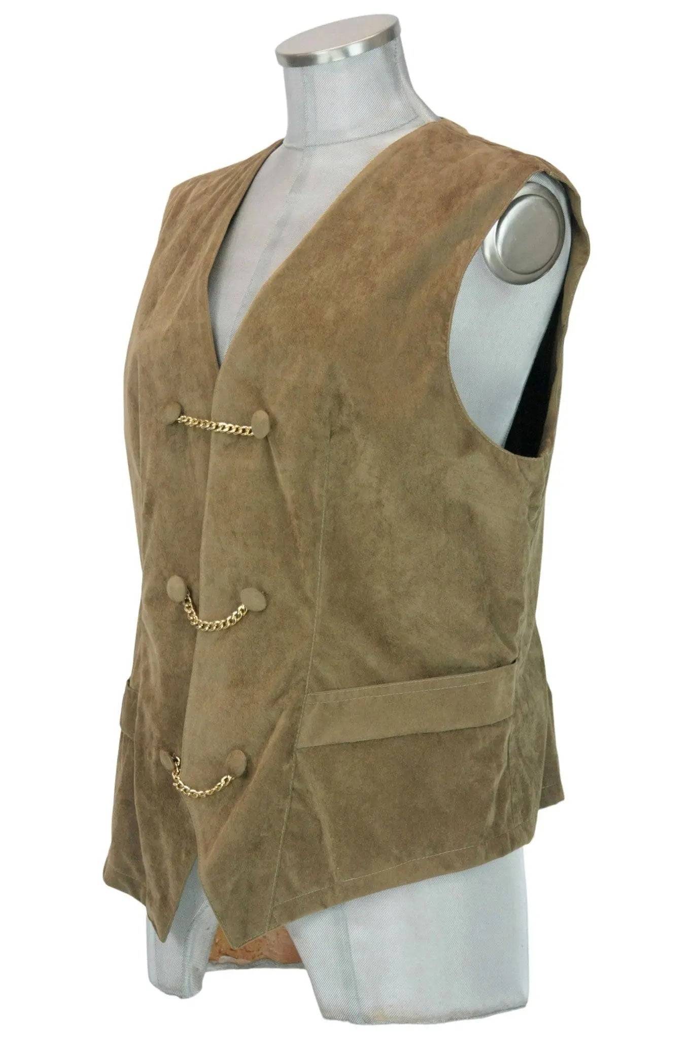 Noleggio panciotto uomo scamosciato stile 800-900