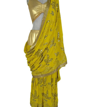 Noleggio Prezioso Abito indiano donna in stile Orientale - Sari da cerimonie o Gala