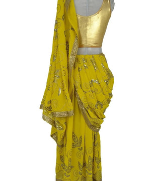Noleggio Prezioso Abito indiano donna in stile Orientale - Sari da cerimonie o Gala