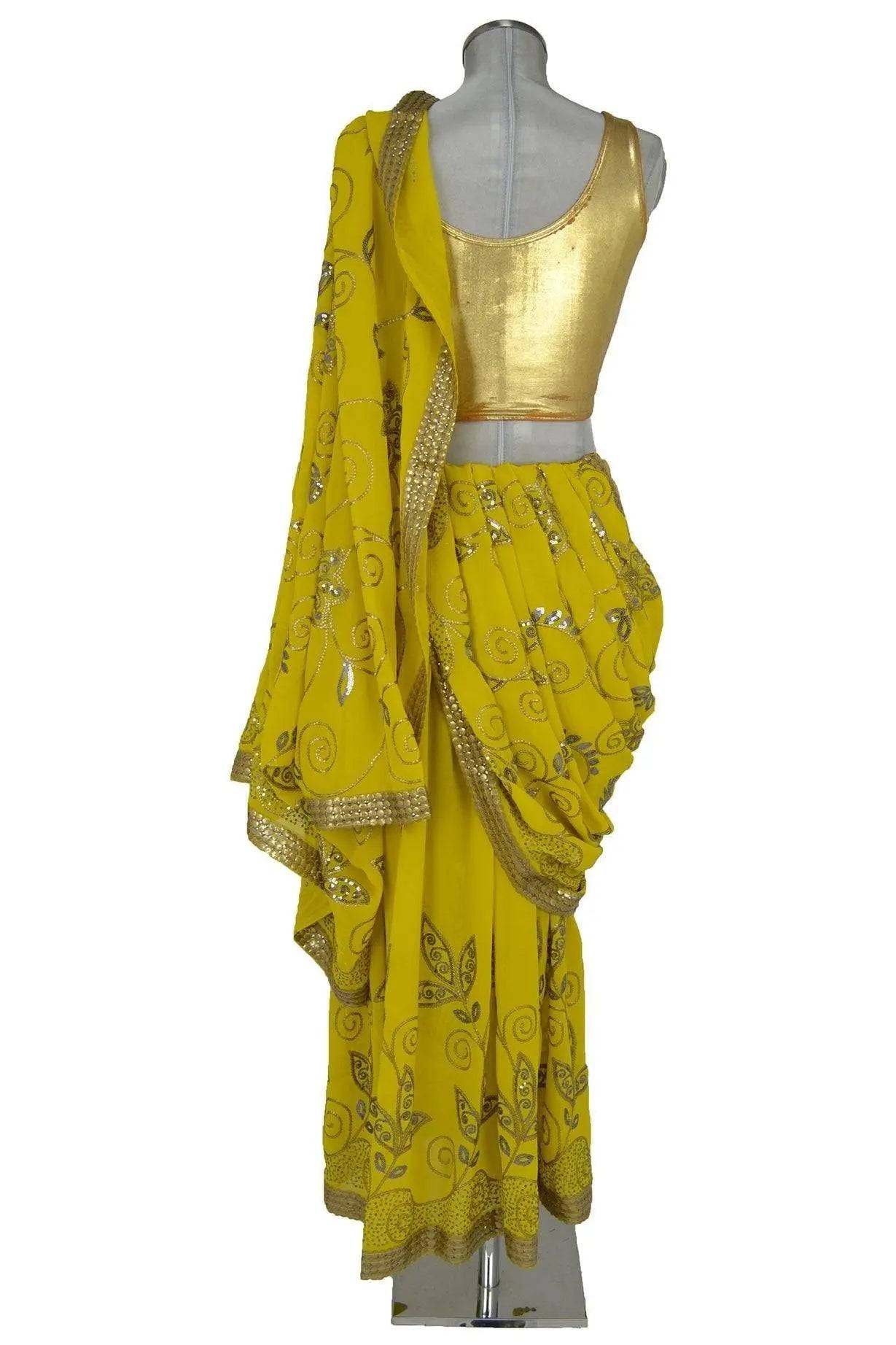 Noleggio Prezioso Abito indiano donna in stile Orientale - Sari da cerimonie o Gala
