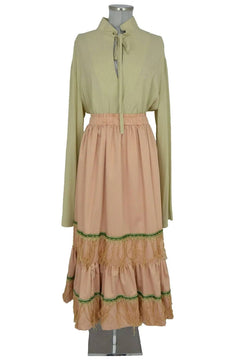 Noleggio tradizionale Completo donna popolana, cameriera di fine '700 inizio '800 o presepe vivente - storico