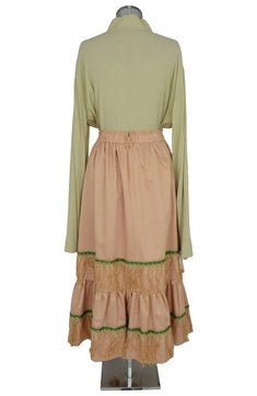 Noleggio tradizionale Completo donna popolana, cameriera di fine '700 inizio '800 o presepe vivente - storico