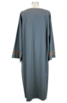 Noleggio tunica azzurra unisex con maniche decorate-rievocazioni ###