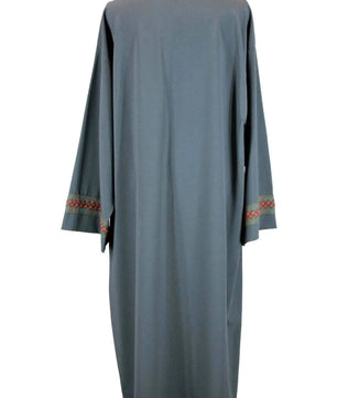 Noleggio tunica azzurra unisex con maniche decorate-rievocazioni ###
