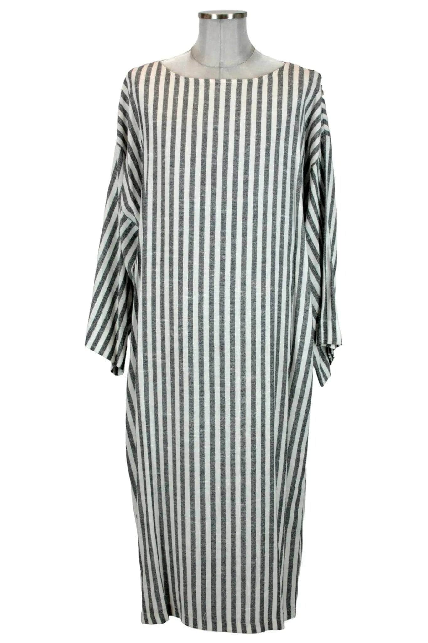 Noleggio tunica unisex a righe bianche e nere-rievocazioni