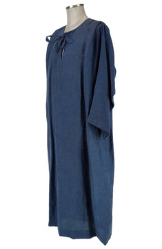 Noleggio Tunica uomo blu melange con fiocco - rievocazioni ###