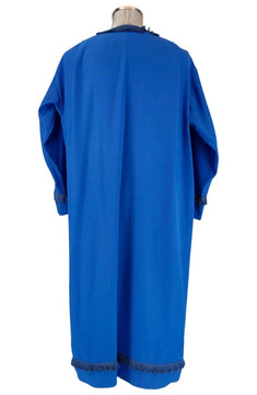 Noleggio tunica unisex azzurra con frange - rievocazioni ###