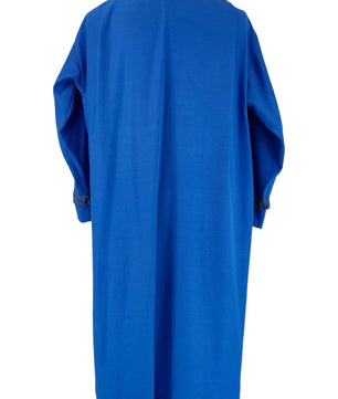 Noleggio tunica unisex azzurra con frange - rievocazioni ###