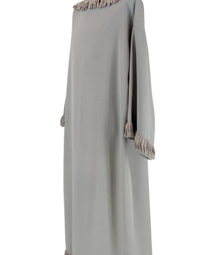 Noleggio tunica unisex con frange a manica lunga-rievocazioni ###