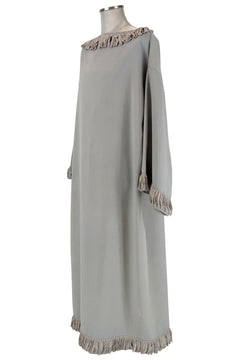 Noleggio tunica unisex con frange a manica lunga-rievocazioni ###