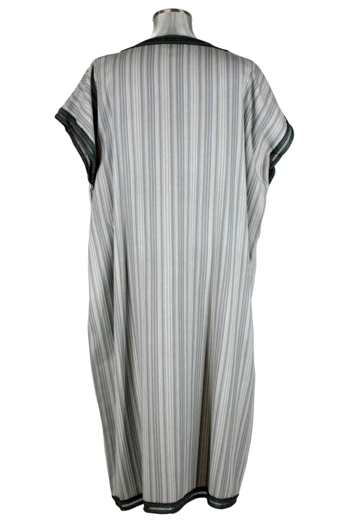 Noleggio tunica unisex medio lunga a righe stile antico - rievocazioni ###