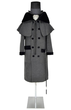 Soprabito uomo stile ottocentesco per professionisti, investigatori, poliziotti - storico