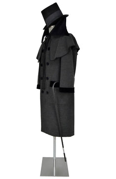 Soprabito uomo stile ottocentesco per professionisti, investigatori, poliziotti - storico