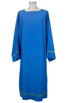 Noleggio Tunica azzurra unisex a maniche lunghe -rievocazioni ###