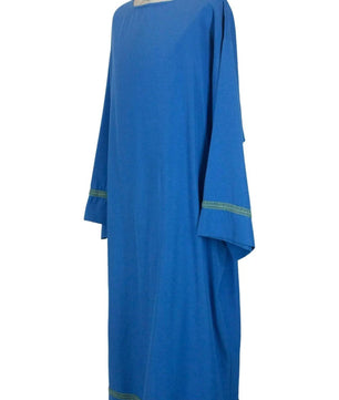 Noleggio Tunica azzurra unisex a maniche lunghe -rievocazioni ###