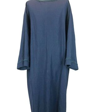 Noleggio Tunica blu unisex con frange - rievocazioni ###