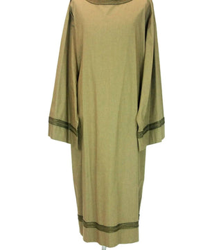 Noleggio Tunica lunga unisex a bordure verdi Medioevo-rievocazioni ###