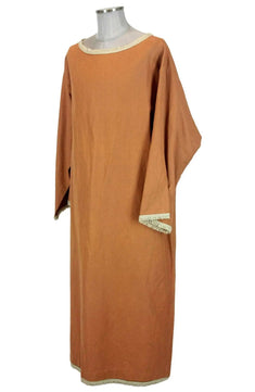 Noleggio Tunica unisex topazio con bordure oro - rievocazioni ###