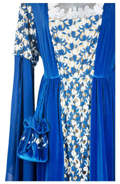 Noleggio abito donna Rinascimento in pizzo e velluto - storico - carnevale