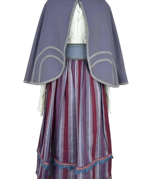 Noleggio abito vintage donna vittoriano con mantella inizio '900