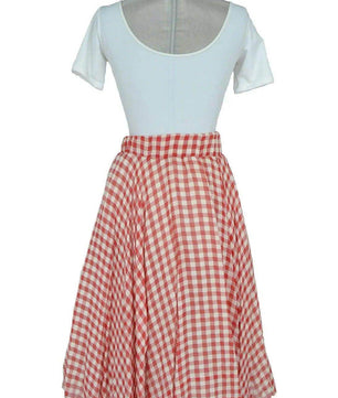 Noleggio abito donna danza a quadri vintage - musical Grease