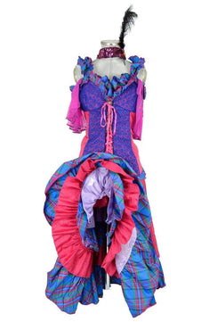 Costume donna per sfilate carnevalesche, balli o personaggi bizzarri - danza