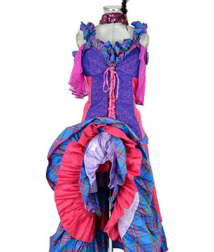Costume donna per sfilate carnevalesche, balli o personaggi bizzarri - danza