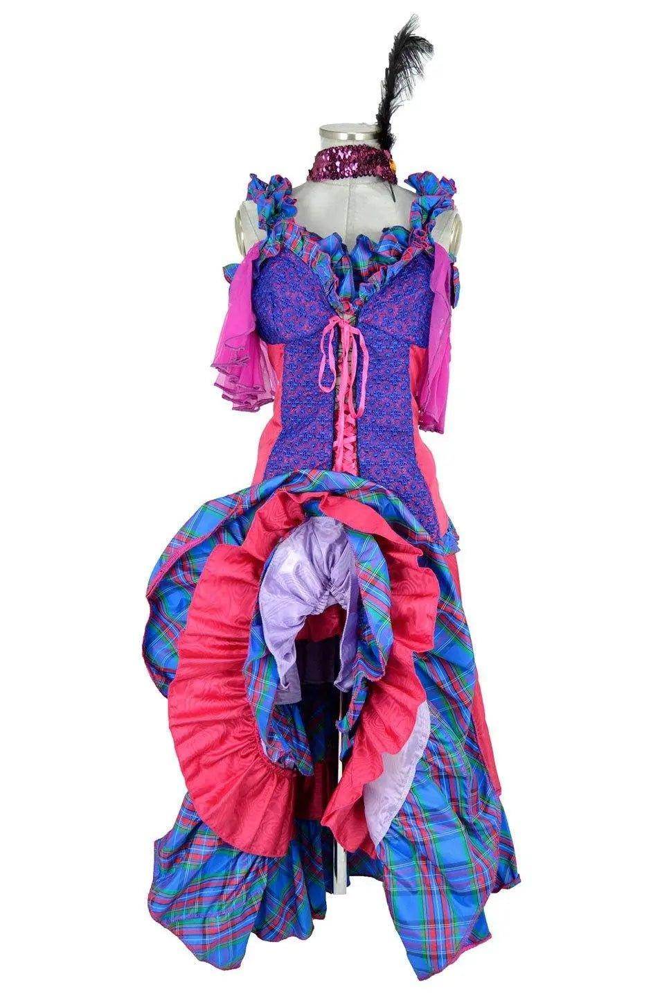 Costume donna per sfilate carnevalesche, balli o personaggi bizzarri - danza