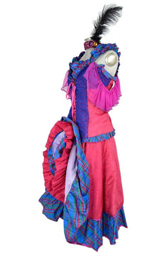 Costume donna per sfilate carnevalesche, balli o personaggi bizzarri - danza